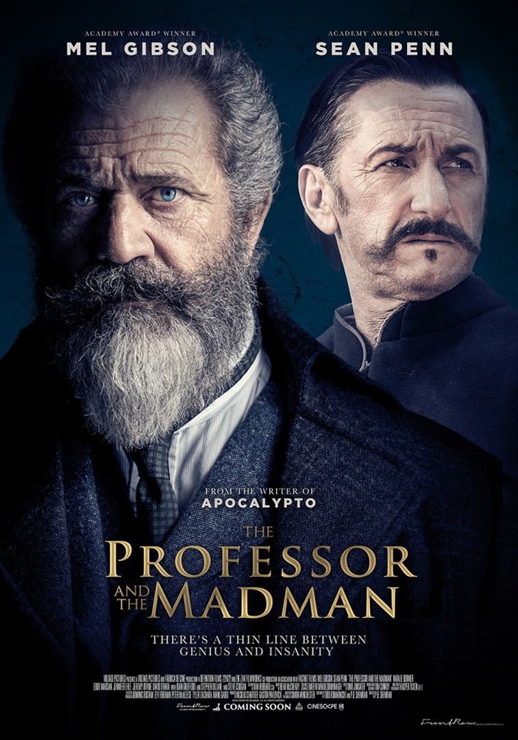 הפרופסור והמשוגע - The Professor and the Madman - תרגום מובנה - איכות 720p - 