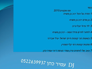 סט שקטים דתי קיץ 2015 DJ עמיר כהן - 