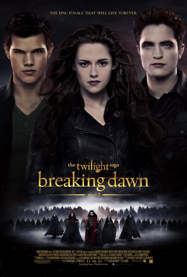דמדומים 4: שחר מפציע - חלק 2  - The Twilight Saga: Breaking Dawn - Part 2 - תרגום מובנה - איכות DVDRip - 