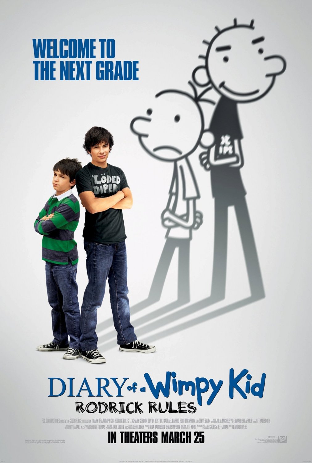 יומנו של חנון 2: רודריק שולט - Diary of a Wimpy Kid: Rodrick Rules - תרגום מובנה - איכות 720p - 