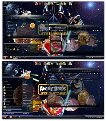 סקין לוינדוס 7 של המשחק אנגרי בירדס - 