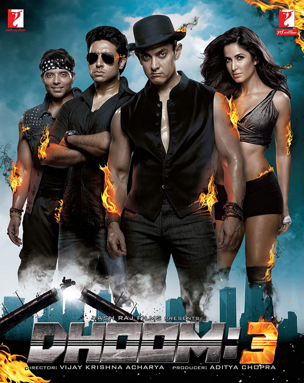 דום 3 - Dhoom 3 - תרגום מובנה - איכות BluRay - 1080P - 