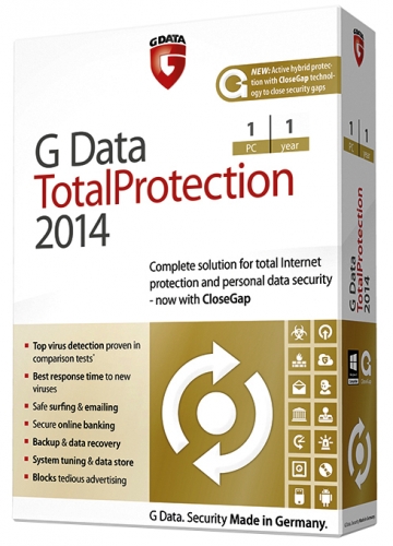 תוכנת אבטחה גרסת 2014 למניינם [כנראה בטא] G Data TotalProtection 2014 v24.0.1.5 - 