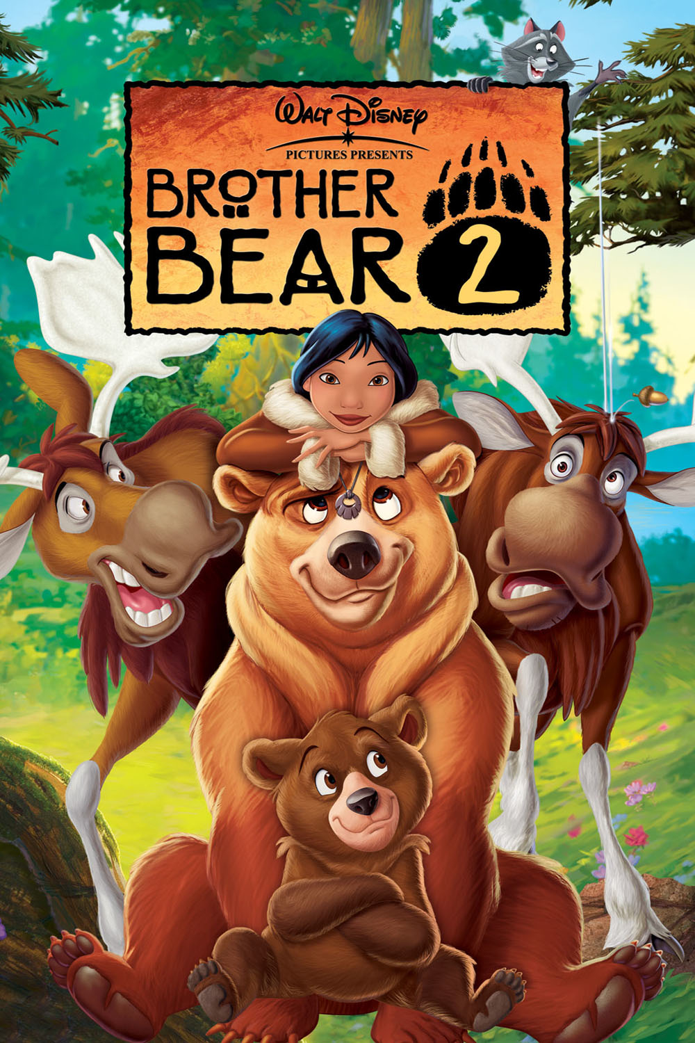אחי הדוב 2 - Brother Bear II - מדובב BRRip - 720P - 