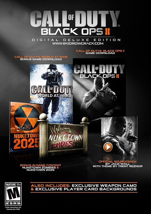 עדכון 1 + 2 למשחק call of duty black ops II - 