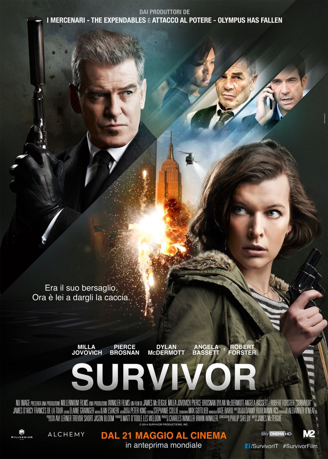 שורדת - Survivor - תרגום מובנה - HDRip -