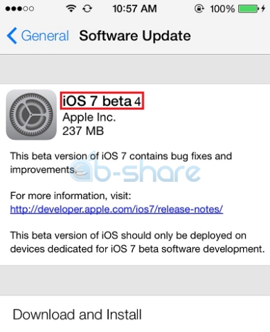 חדשות | גרסת הבטא הרביעית של iOS 7 תשוחרר ביום שני (היום) - 