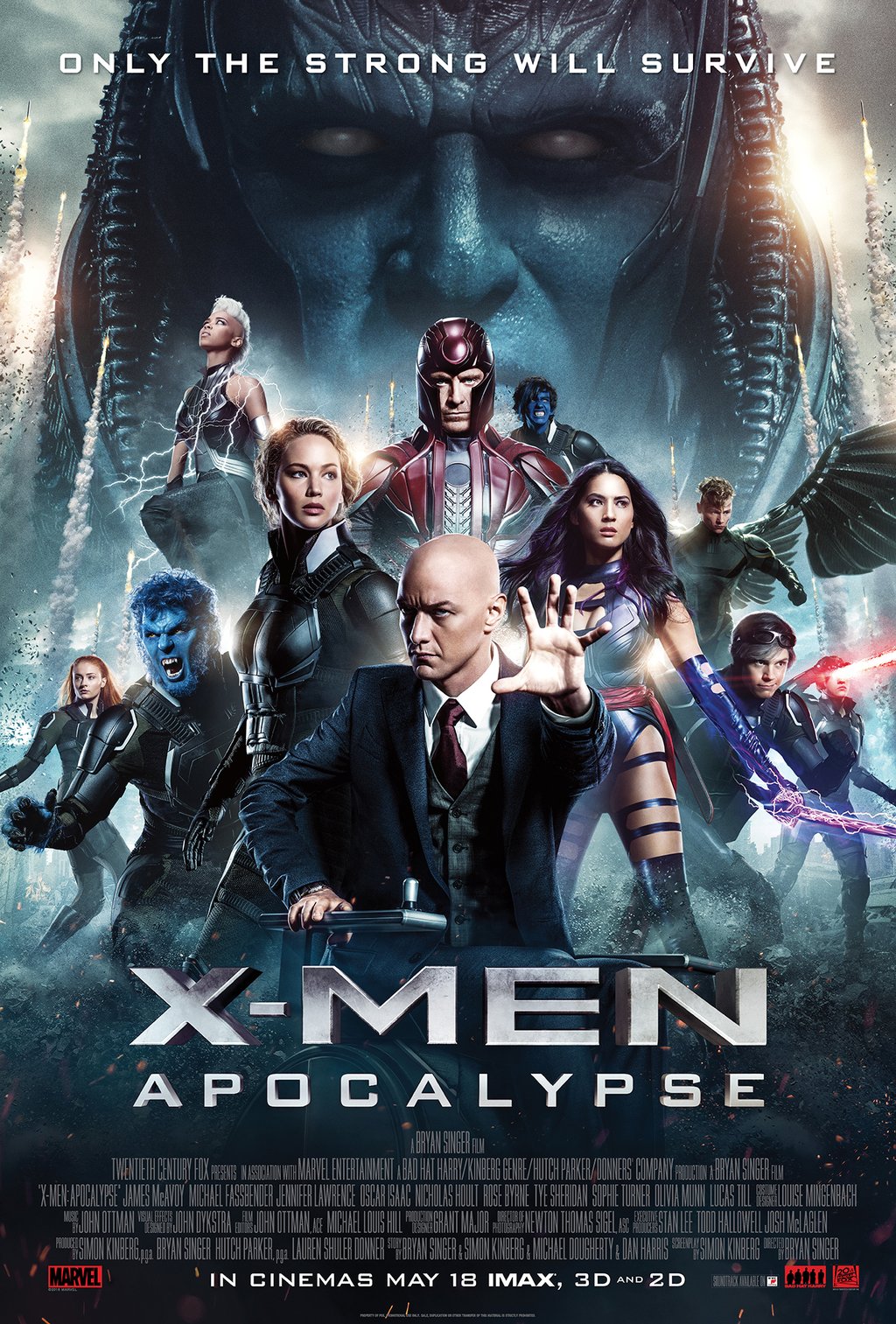 אקס-מן: אפוקליפסה  / X-Men: Apocalypse - תרגום מובנה - איכות HDRip - 