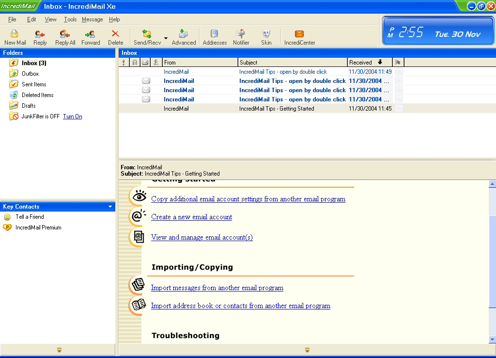 IncrediMail- הדוא"ל החדש שלך  - 