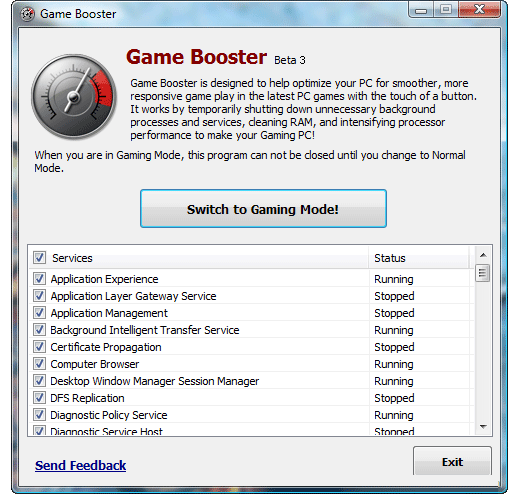 GAME BOOSTER - 