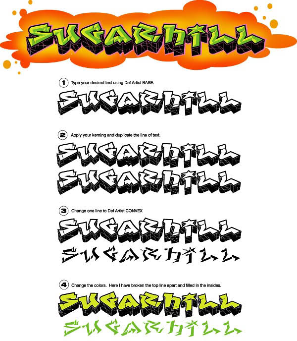 2000 פונטים באנגלית  תהנו 