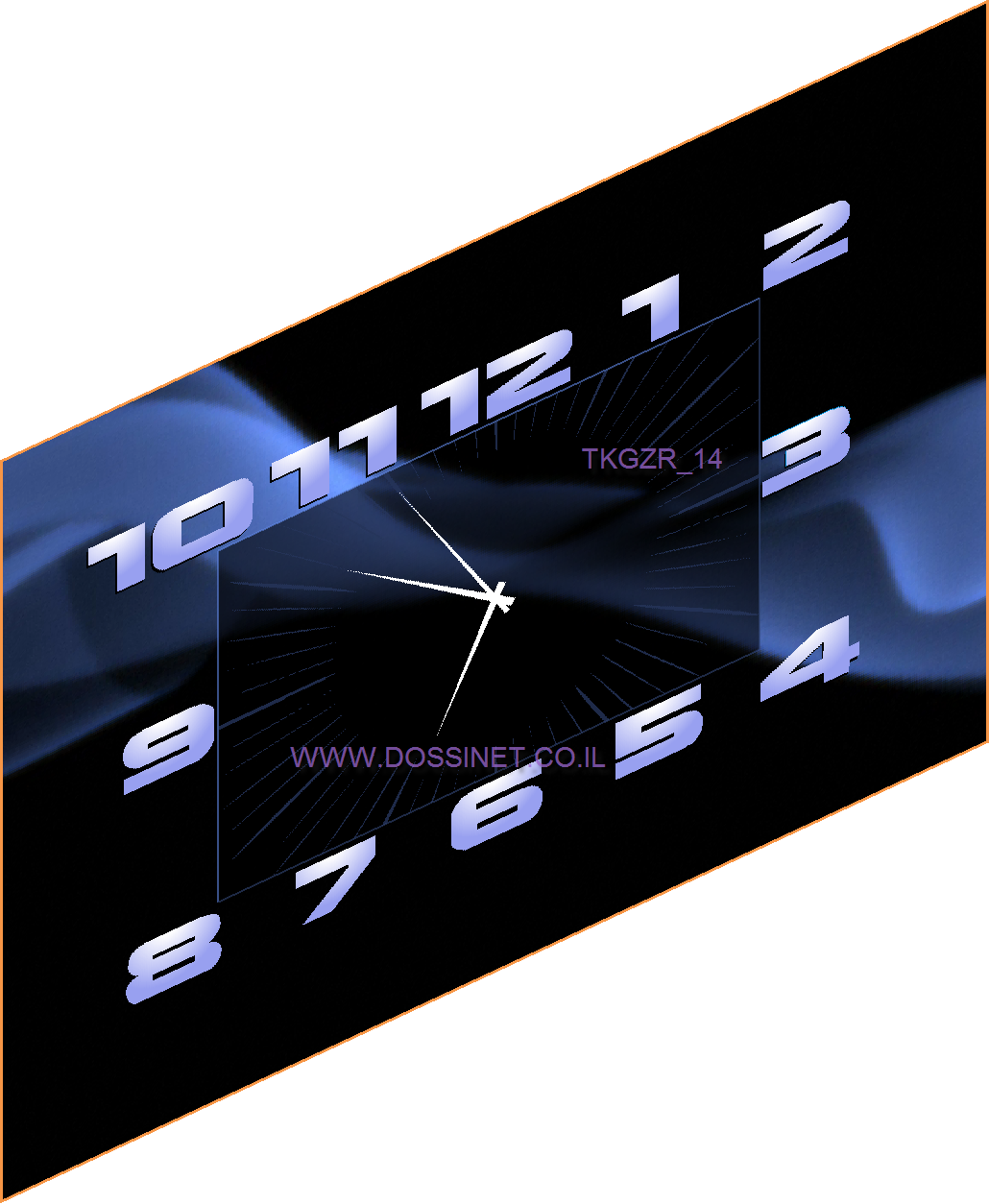 שומר מסך שעון אנלוגי מעוצב יפה בלעדי מיגון שרתים