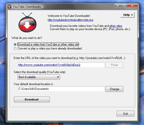YouTubeDownloader –  מיוטיוב 