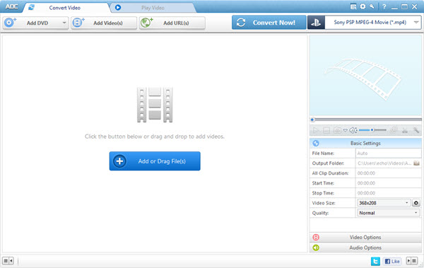 Any Video Converter  - תוכנת המרת קבצים - 