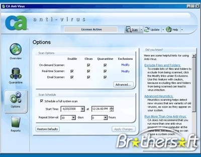 אנטיוירוס|גרסה אחרונה|Protector Plus 2010 Antivirus 8.0.J01 - 