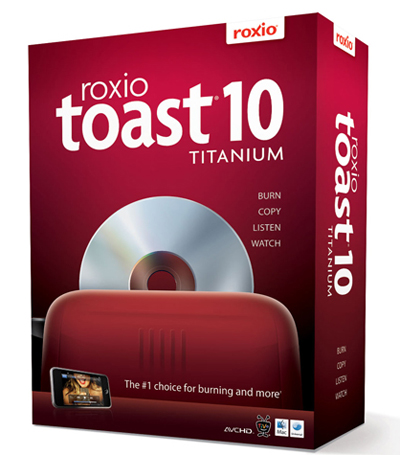 Roxio Toast Titanium v.10.0.9 MAC OSX - תוכנת מולטימדיה מובילה בפלטפורמות מאק - 