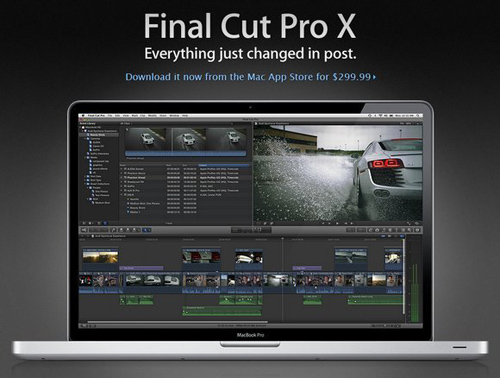 Apple Final Cut Pro X 10.0.2 - תוכנת אפל לטיפול בסרטי וידאו, מכל פורמט שלהם, מקצועית, גרסה סופית לשנת 2011 למניינם. - 