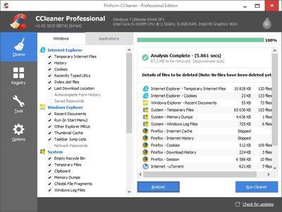 CCleaner ProfessionalBusinessTechnician 5.00.5035 Beta + Portable - 